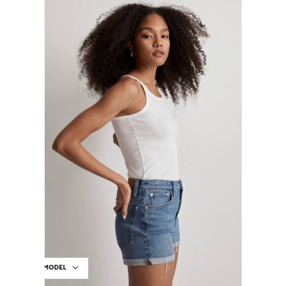 NWT Madewell High-Rise Denim Shorts Size 28 - Picture 2 of 9
